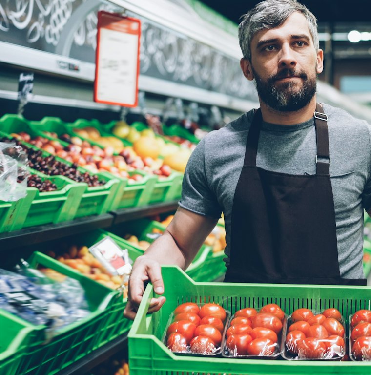 Colaborador do hipermercado
