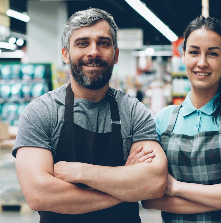 Equipa do hipermercado